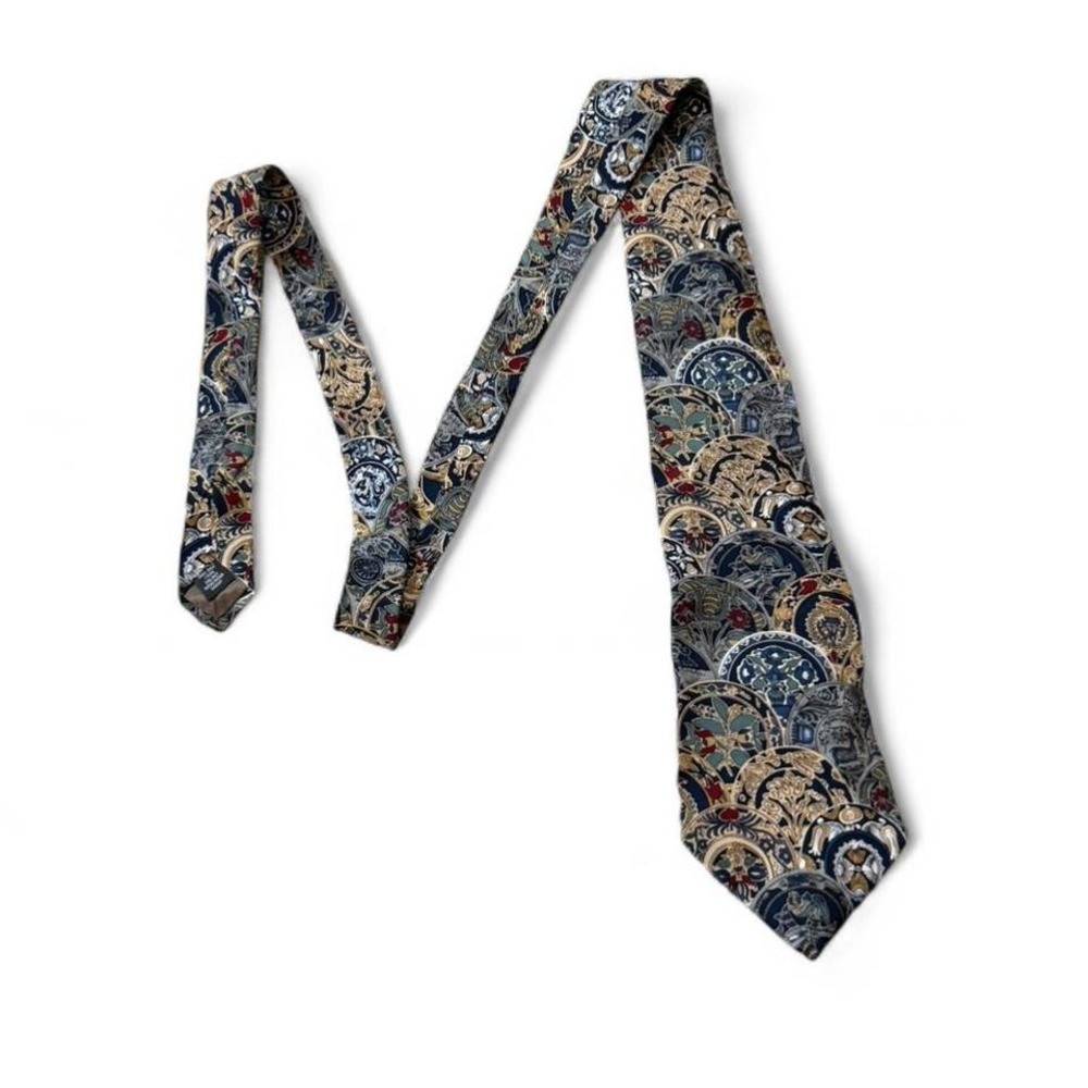 Vintage UNICEF Multi‎ Colored Silk Tie